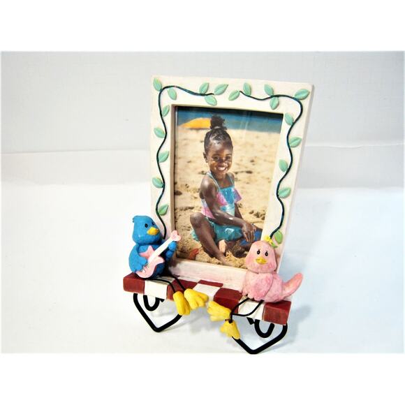 Kids room Nursery Playroom Baby Chicks Photo Frame Picture Holder 3.5x5 photo - Picture 5 of 6